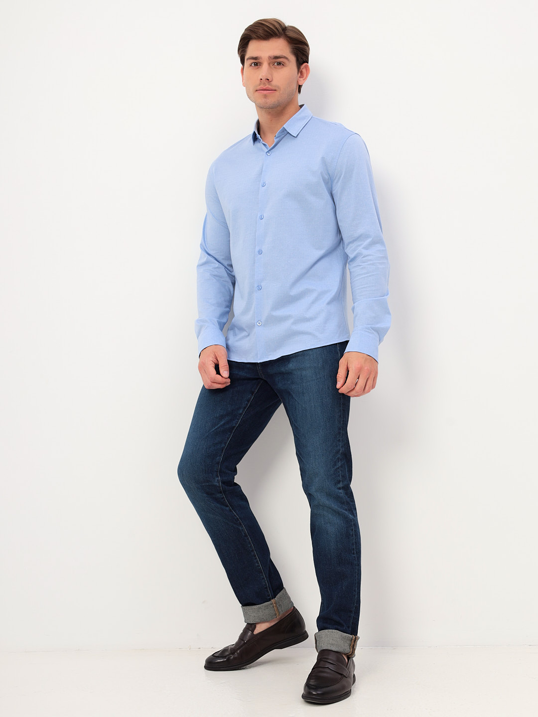 213/131/3358/ZN/1p Сорочка мужская длинный рукав