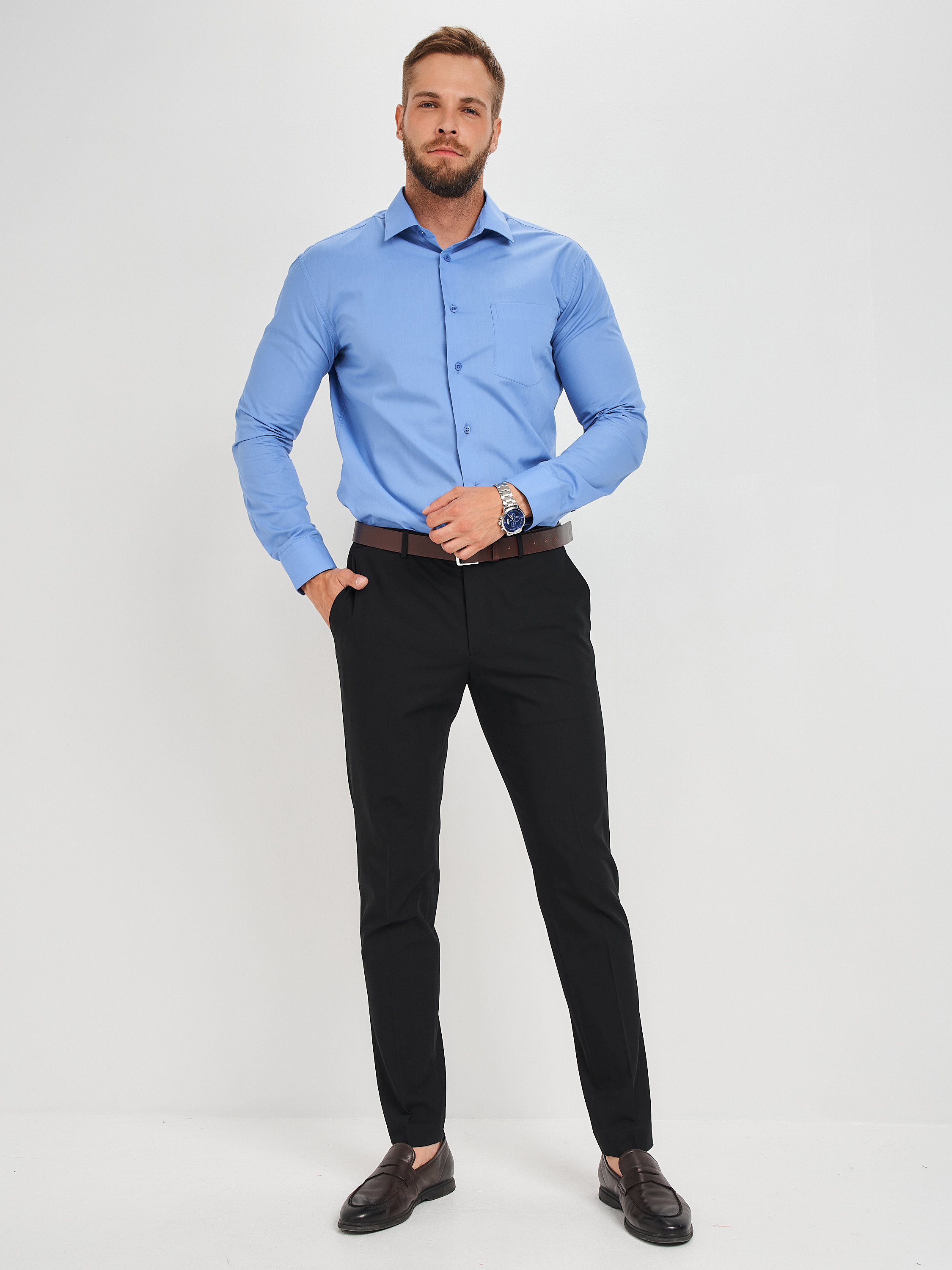 c220/157/004/Z Сорочка мужская длинный рукав