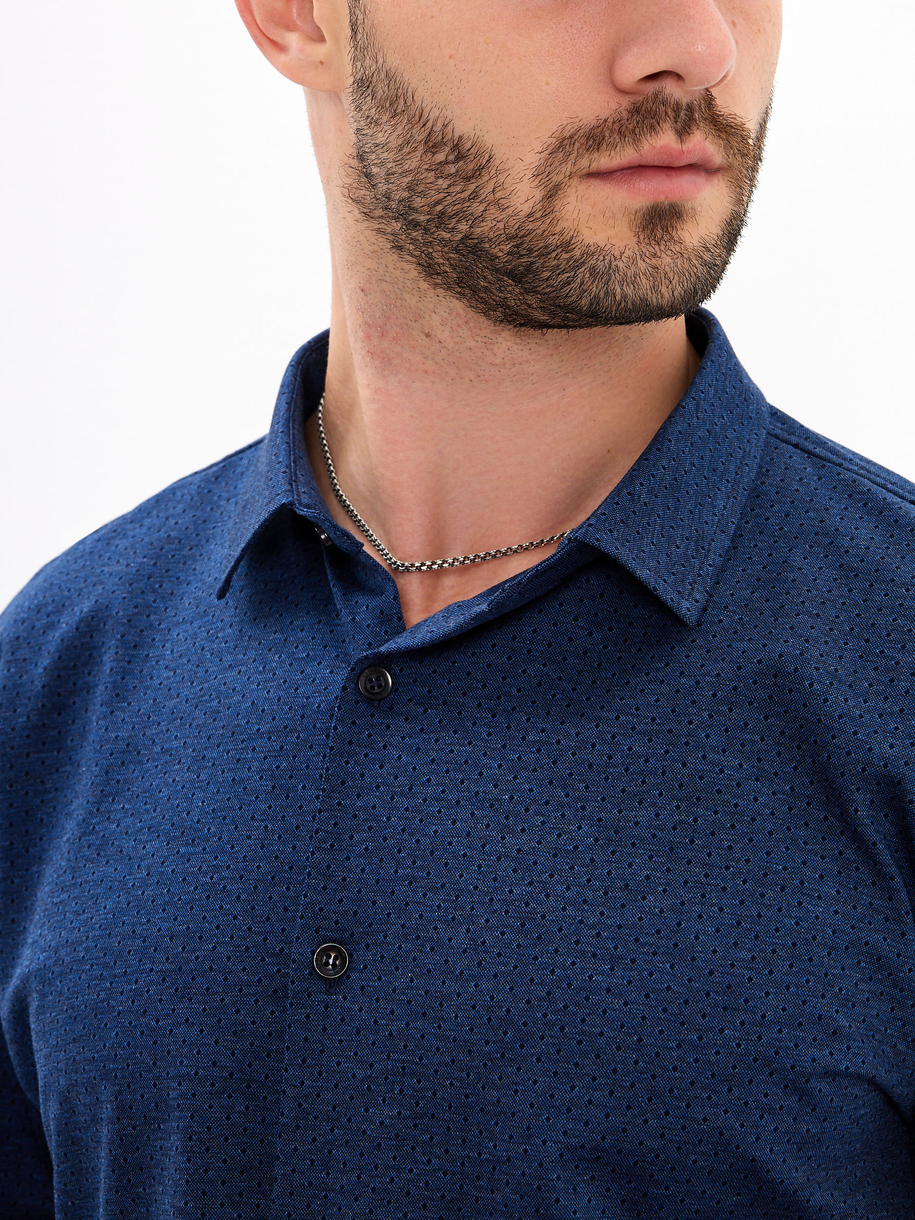 SK243/131/6951/ZN Рубашка трикотажная мужская