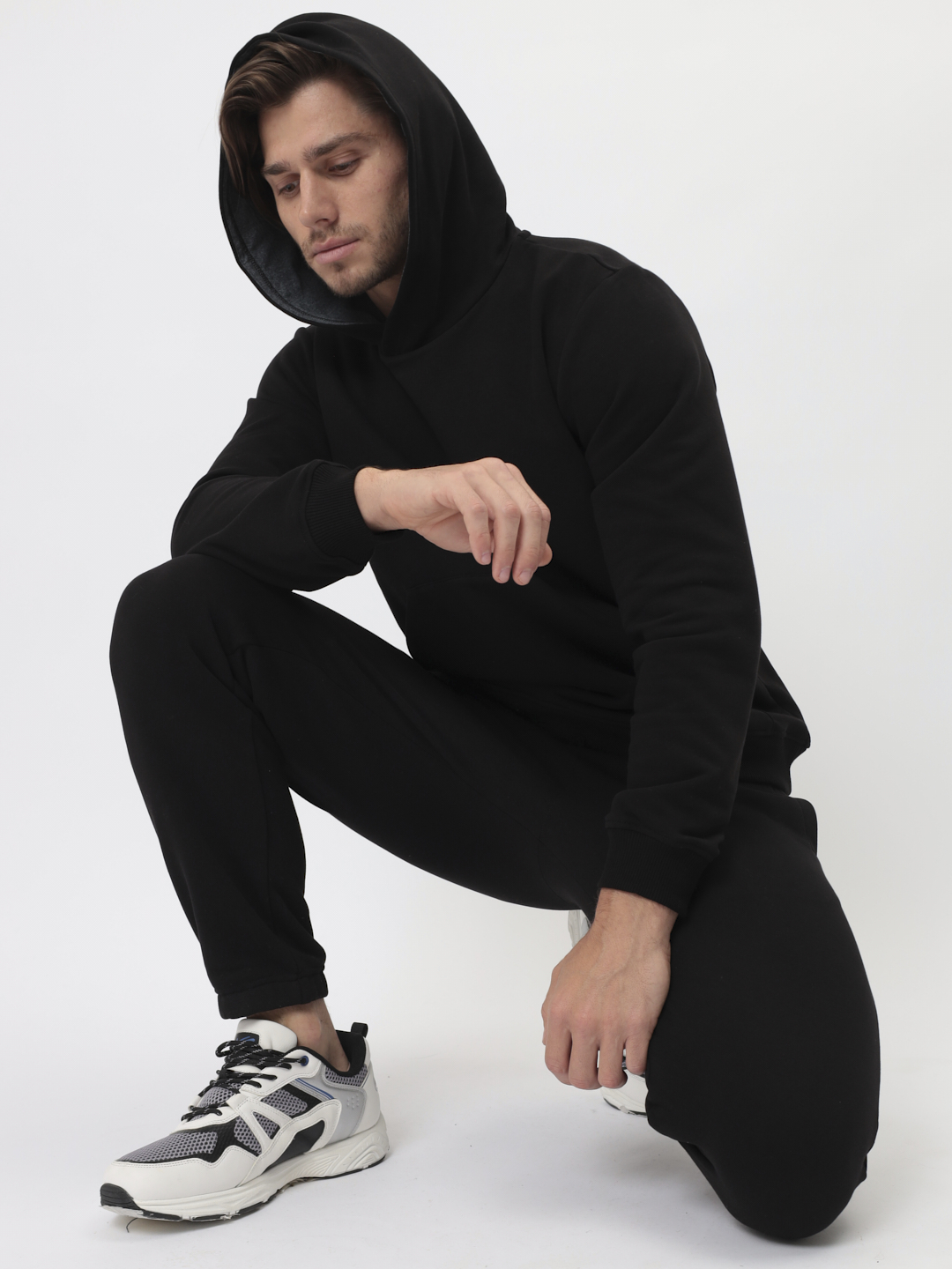 G171-OZ03B-31 (черный) Худи мужское