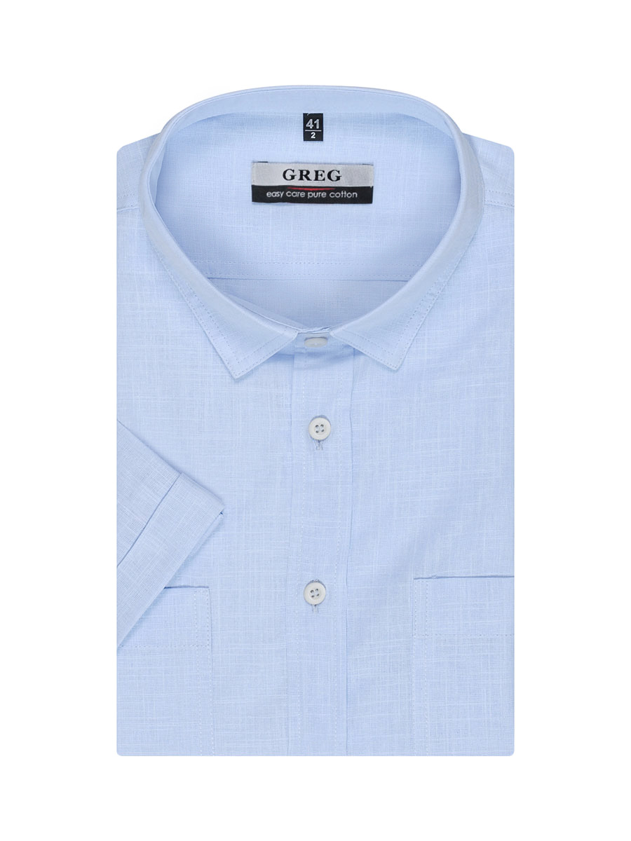 210/201/FLAM/ZS/KP Сорочка мужская короткий рукав