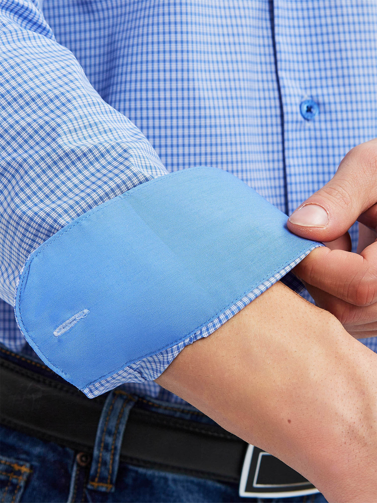 215/118/0099/1p STRETCH Сорочка мужская длинный рукав