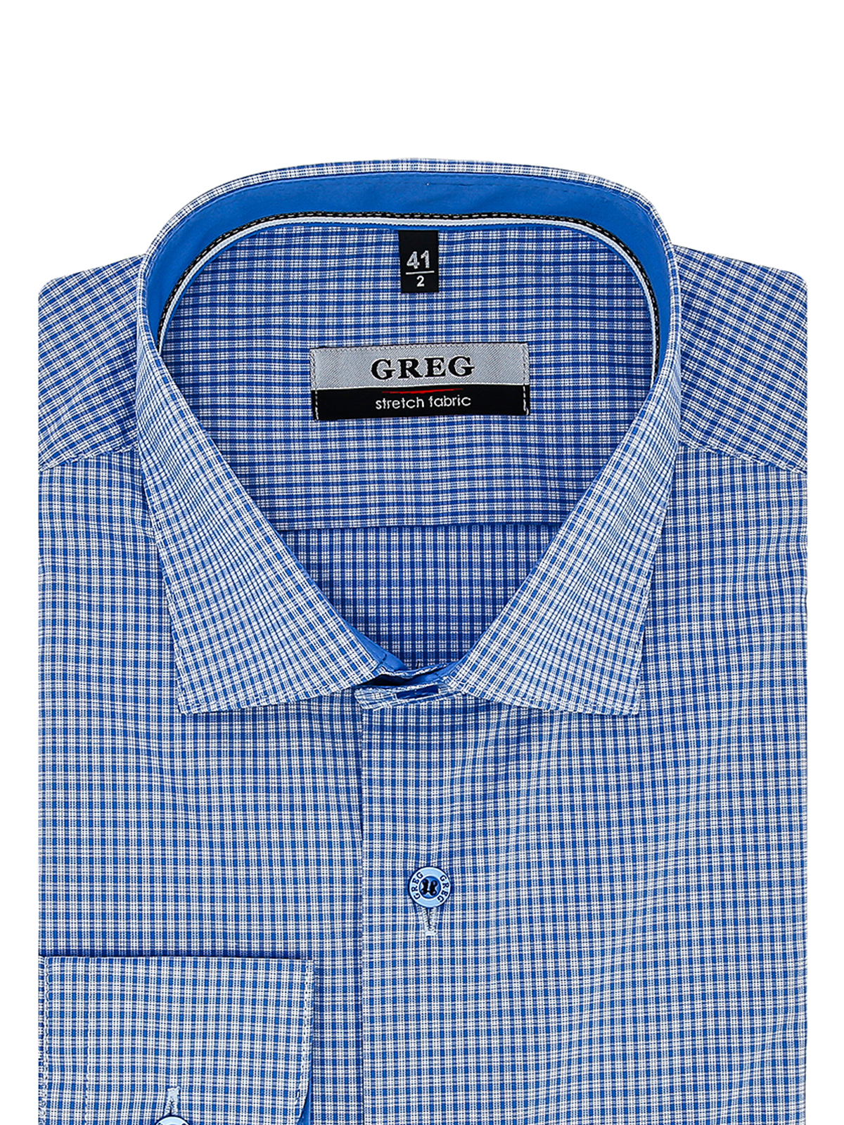 215/118/0099/1p STRETCH Сорочка мужская длинный рукав