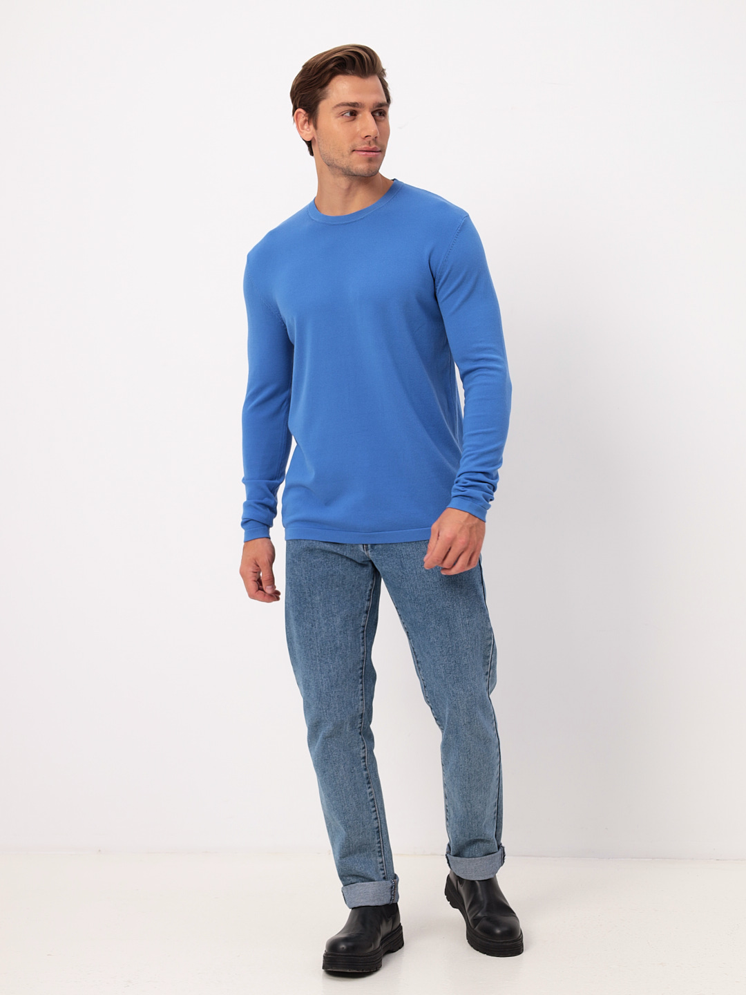 G121-T040 (голубой) Джемпер мужской