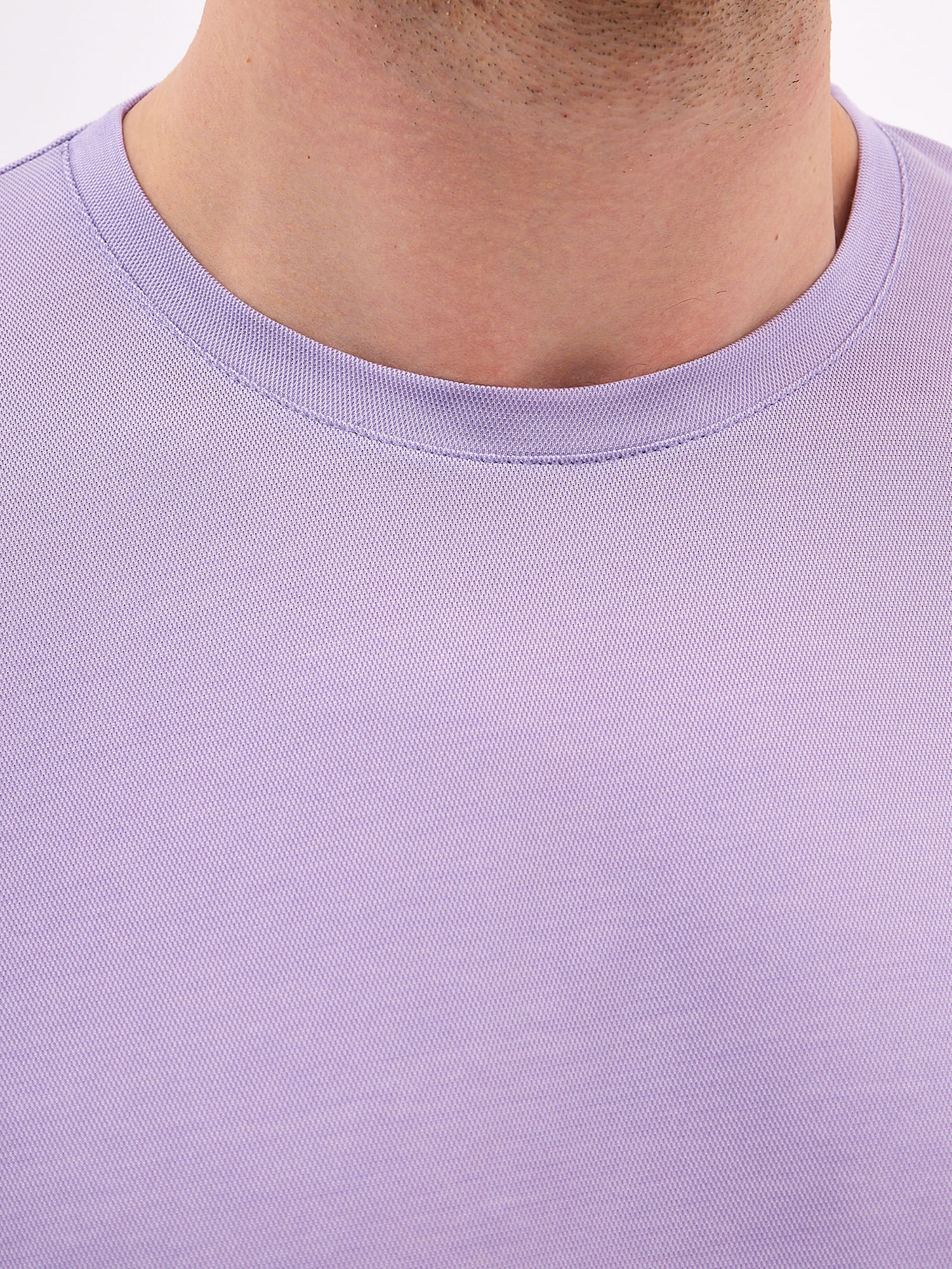 G145-PO4T-LT1359-3 (сиреневый) Футболка мужская короткий рукав