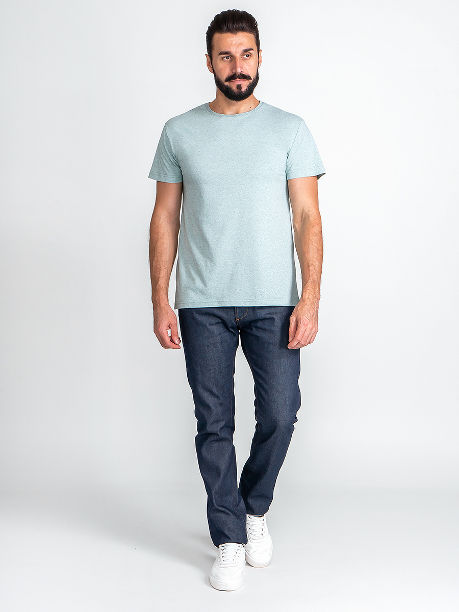 G145-RM-8002_R (мята м.) Футболка мужская короткий рукав