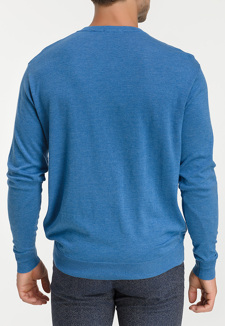 G124-AC269 (т.голубой) Джемпер мужской