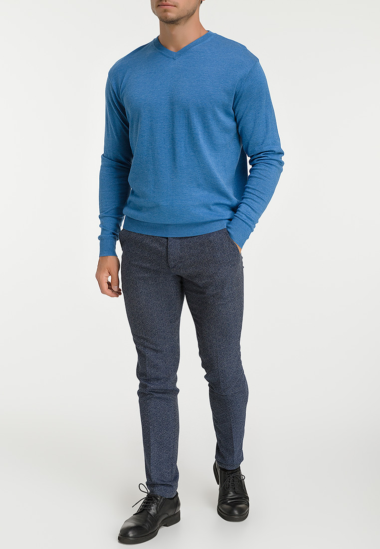 G124-AC269 (т.голубой) Джемпер мужской