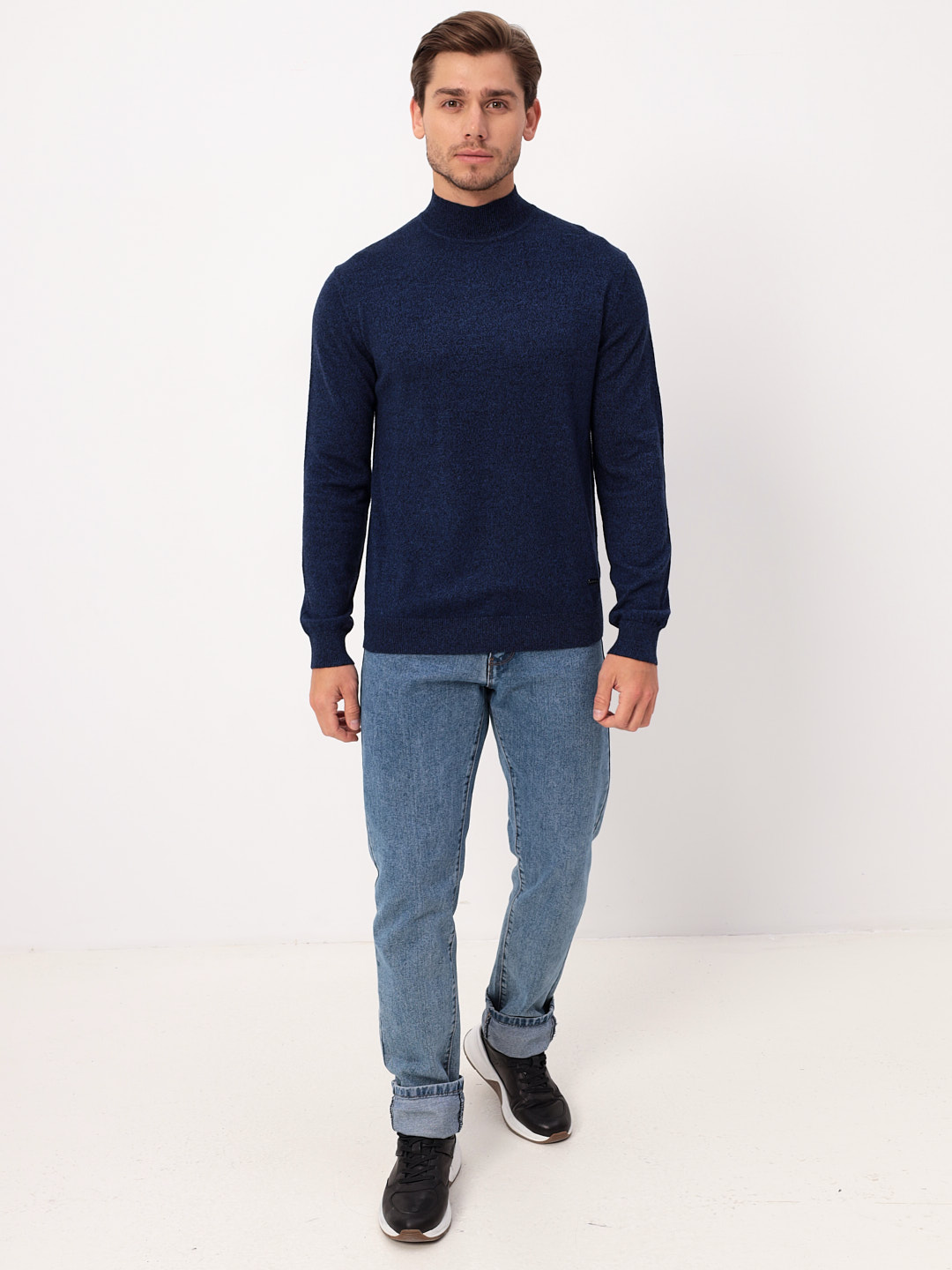 G122-DA531 синий/голубой Джемпер мужской