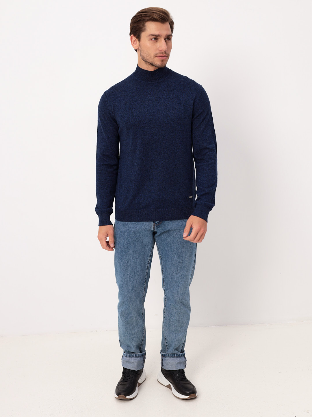 G122-DA531 синий/голубой Джемпер мужской