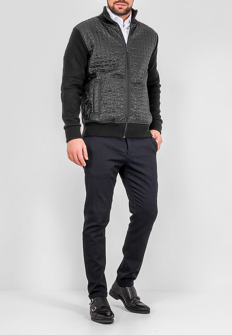 G139-KF-стёжка D1 (черный) Жакет мужской