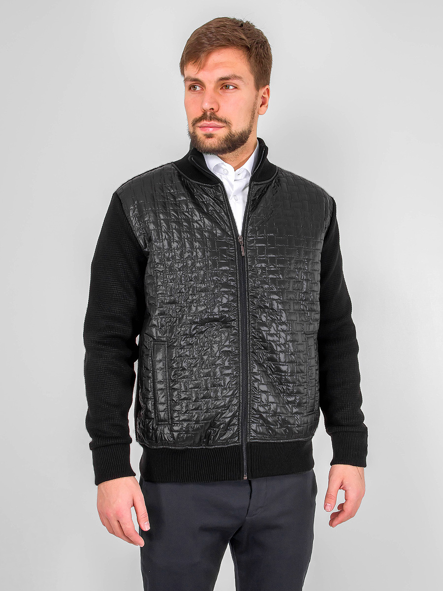 G139-KF-стёжка D1 (черный) Жакет мужской