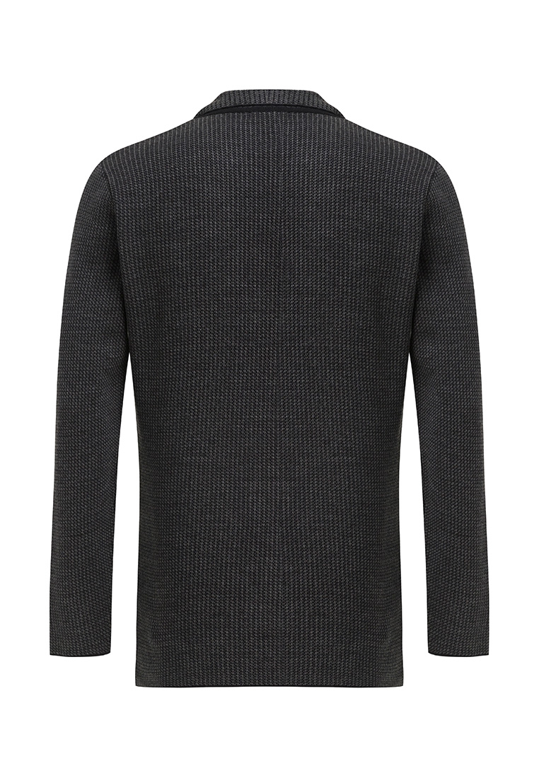 G136-KF-микро Z (серый) Кардиган мужской