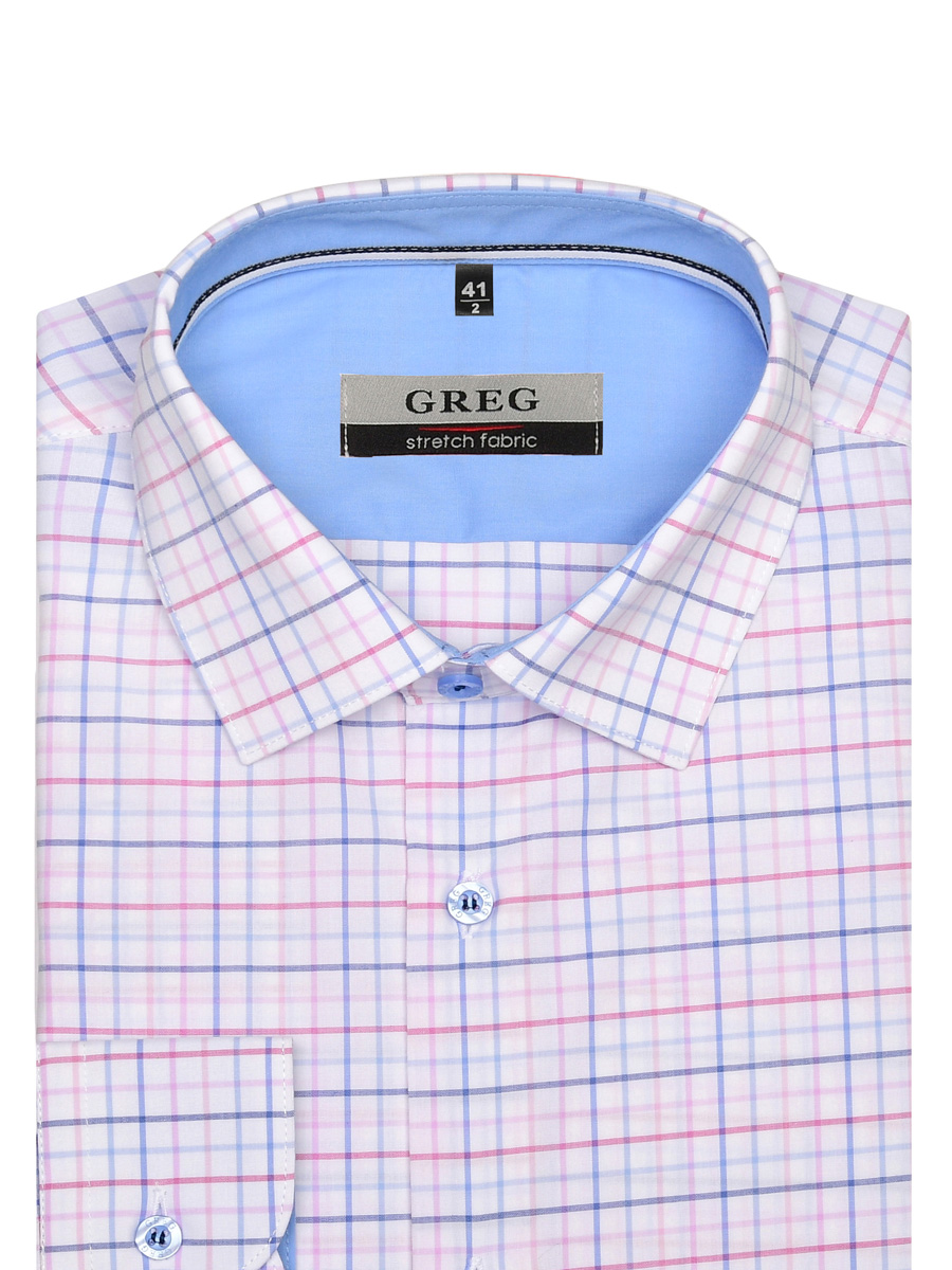 165/237/0432/ZN/1p STRETCH Сорочка мужская длинный рукав