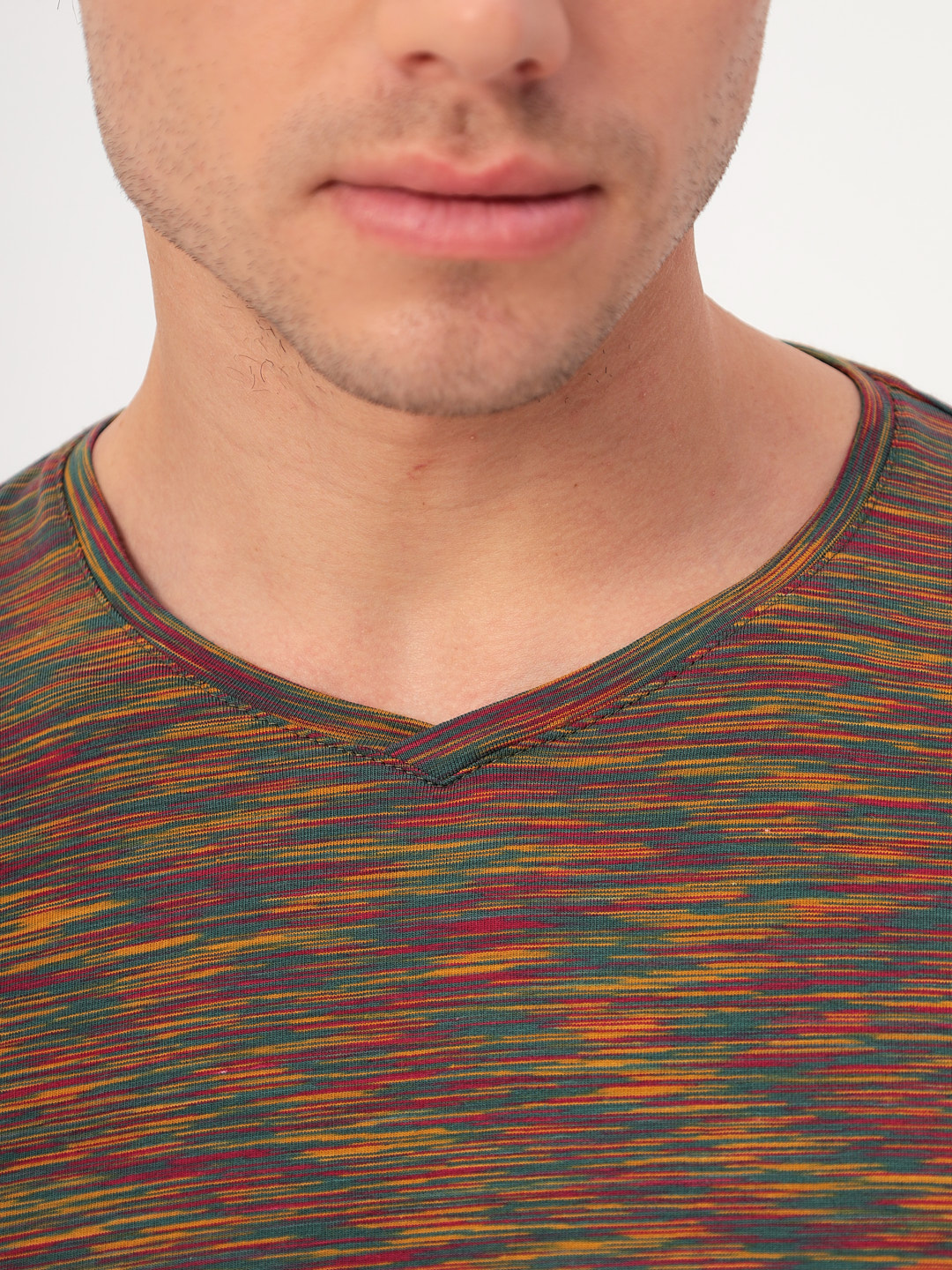 G166-KM-OR1059 (бордо) Футболка мужская длинный рукав