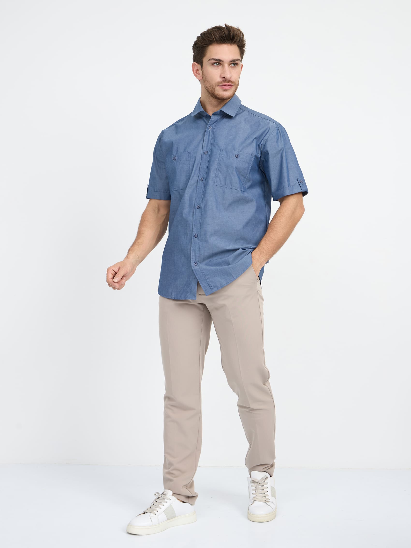 230/209/3086/KP Сорочка мужская короткий рукав