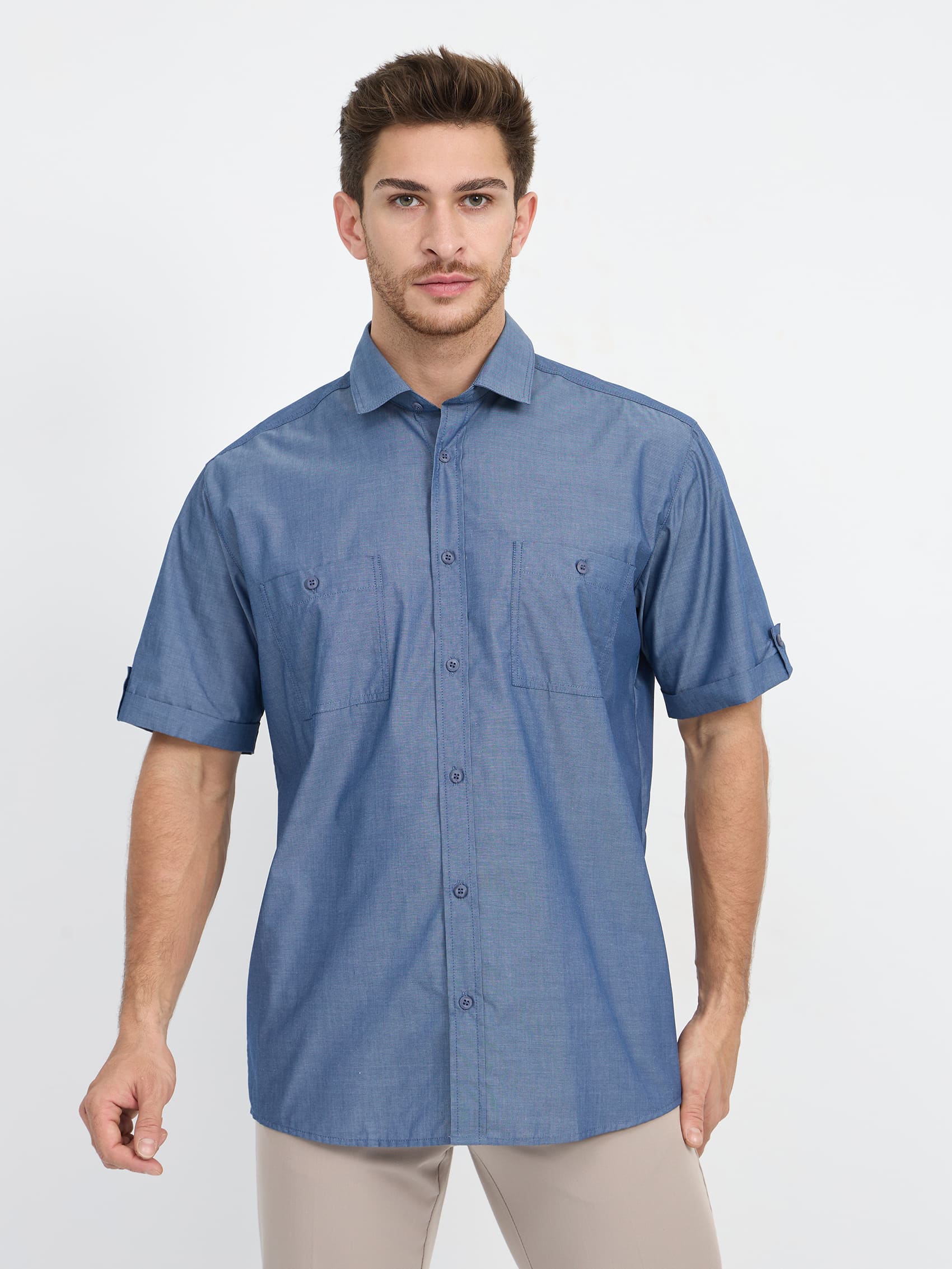 230/209/3086/KP Сорочка мужская короткий рукав