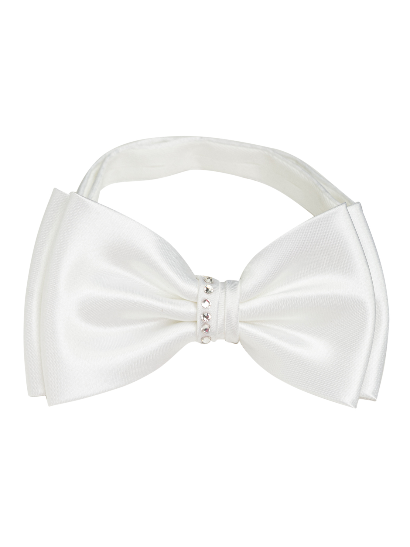 Greg-poly бел+стразы.22.1.300 Галстук-бабочка мужской