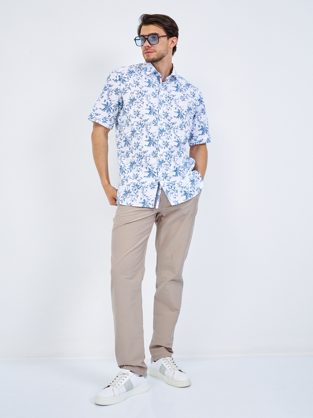 123/209/2149/C/1p Сорочка мужская короткий рукав