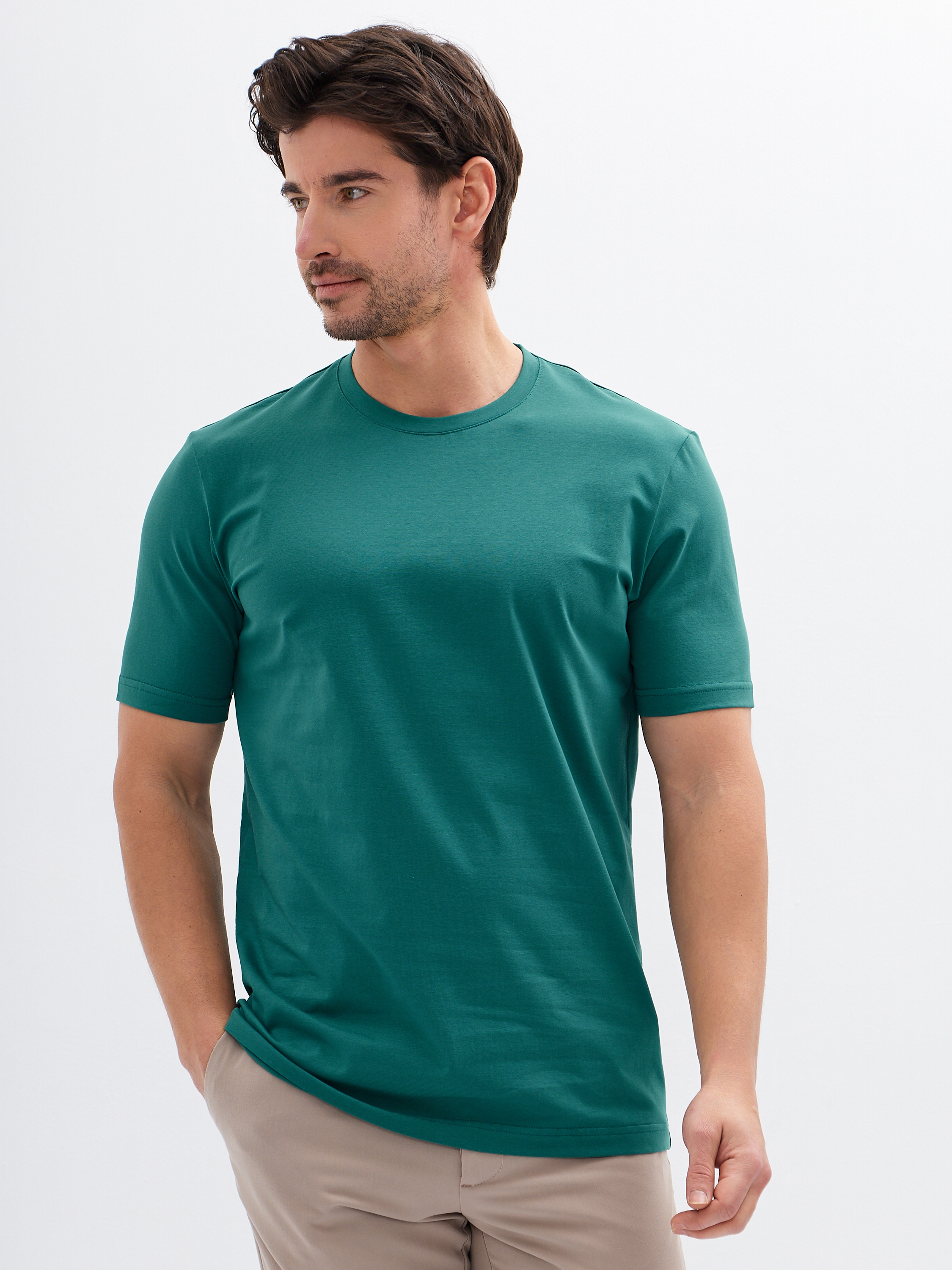 G145-KO-SX-5124-N (т.ментол) Футболка мужская короткий рукав