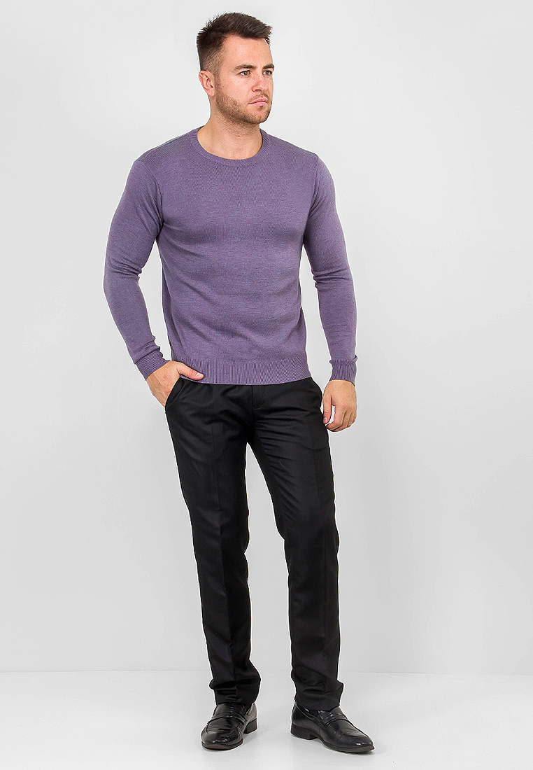 G121-05426 (сиренево-серый м.) Джемпер мужской