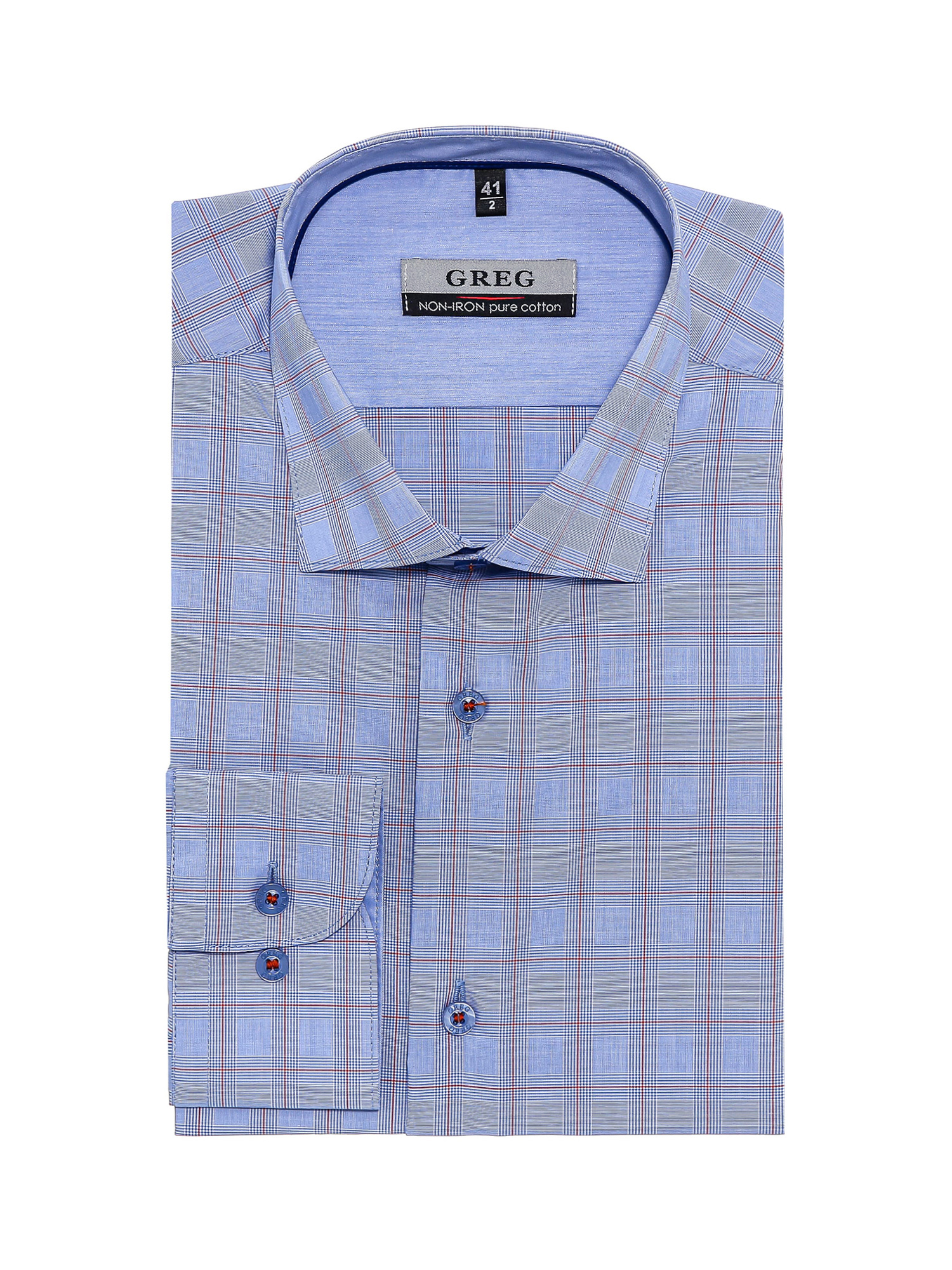 265/111/8745/1p Сорочка мужская длинный рукав