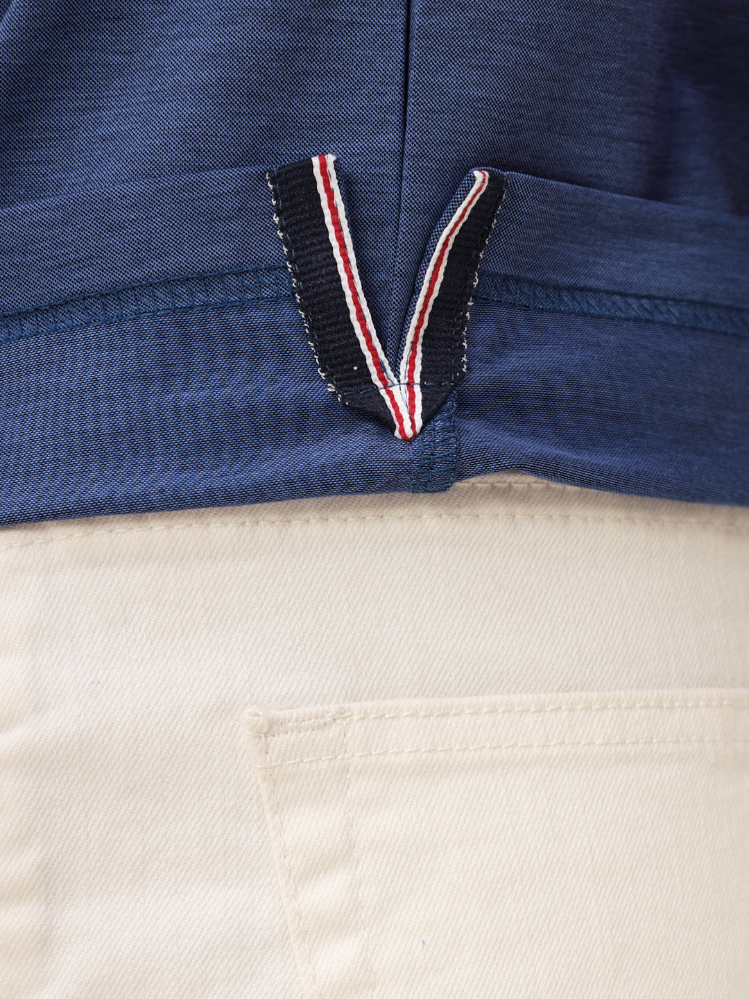 G144-PM124T-LT1631 (синий) Джемпер мужской с воротником поло короткий рукав