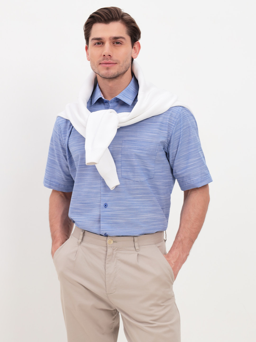 223/201/7834/C/1p Сорочка мужская короткий рукав