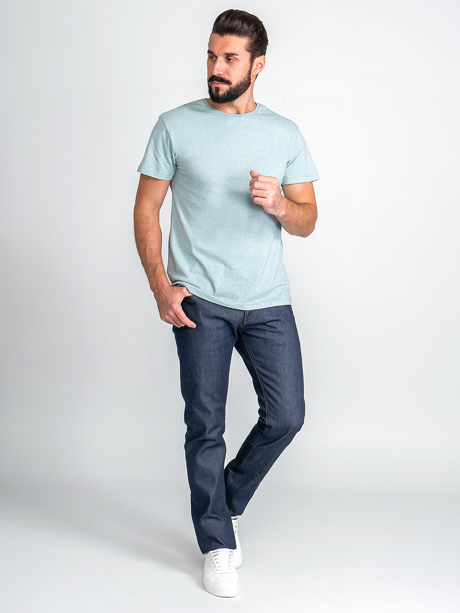 G145-RM-8002 (мята м.) Футболка мужская короткий рукав