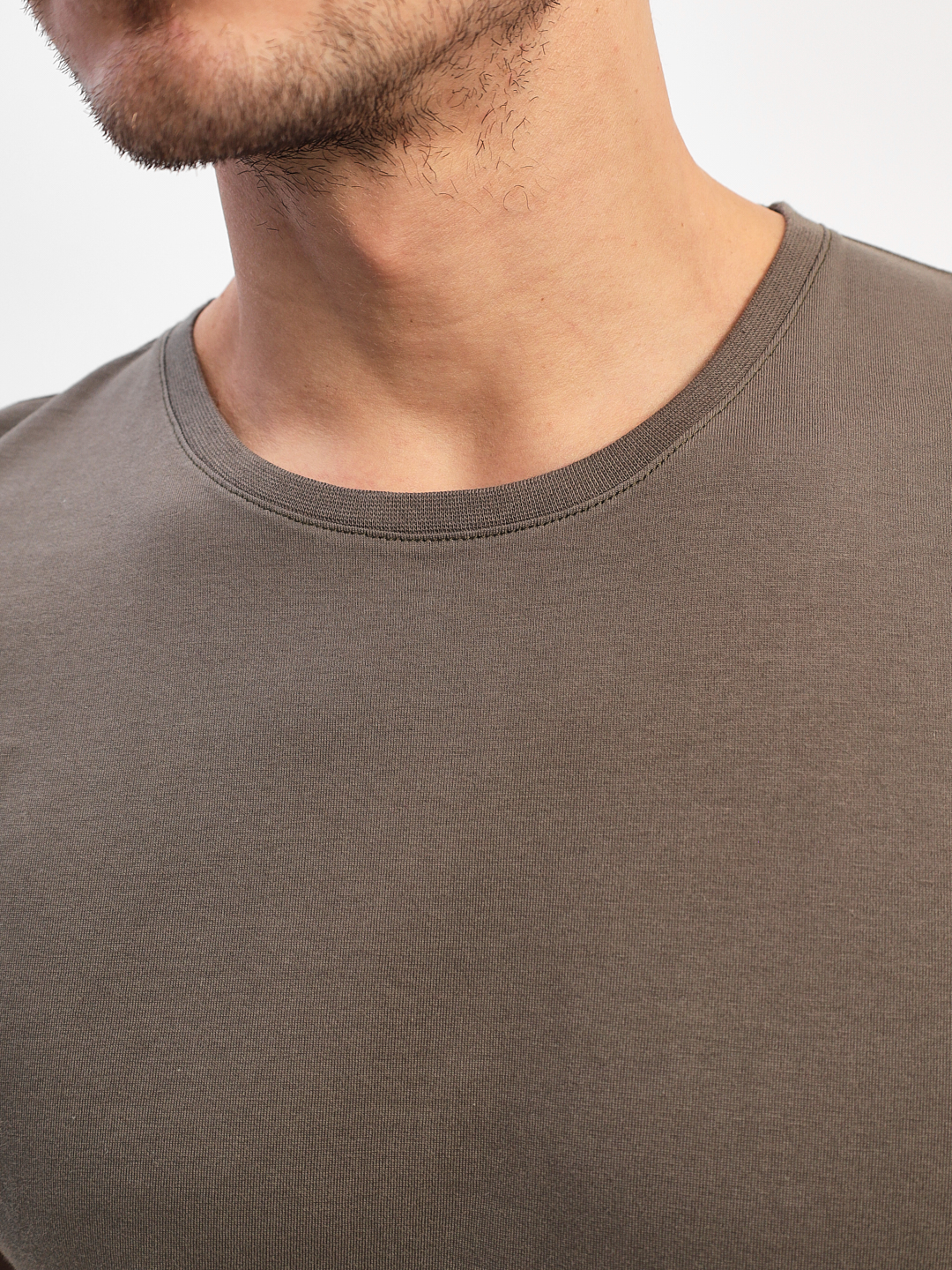 G145-RD-8025 (хаки) Футболка мужская короткий рукав