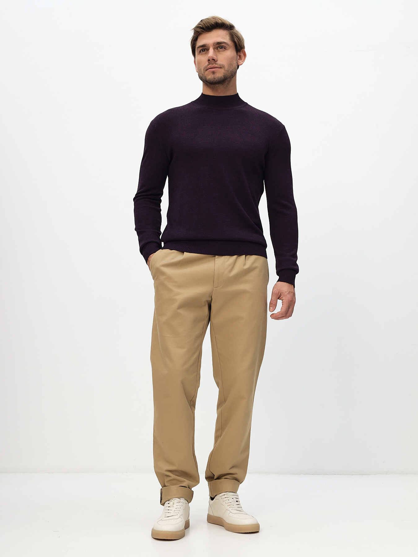 G122-CT 180194 (фиолет) Джемпер мужской