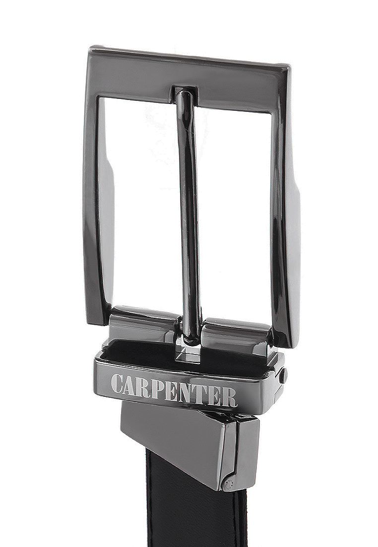 Cr42 замша/кожа двустор. т.синий Ремень кожаный мужской