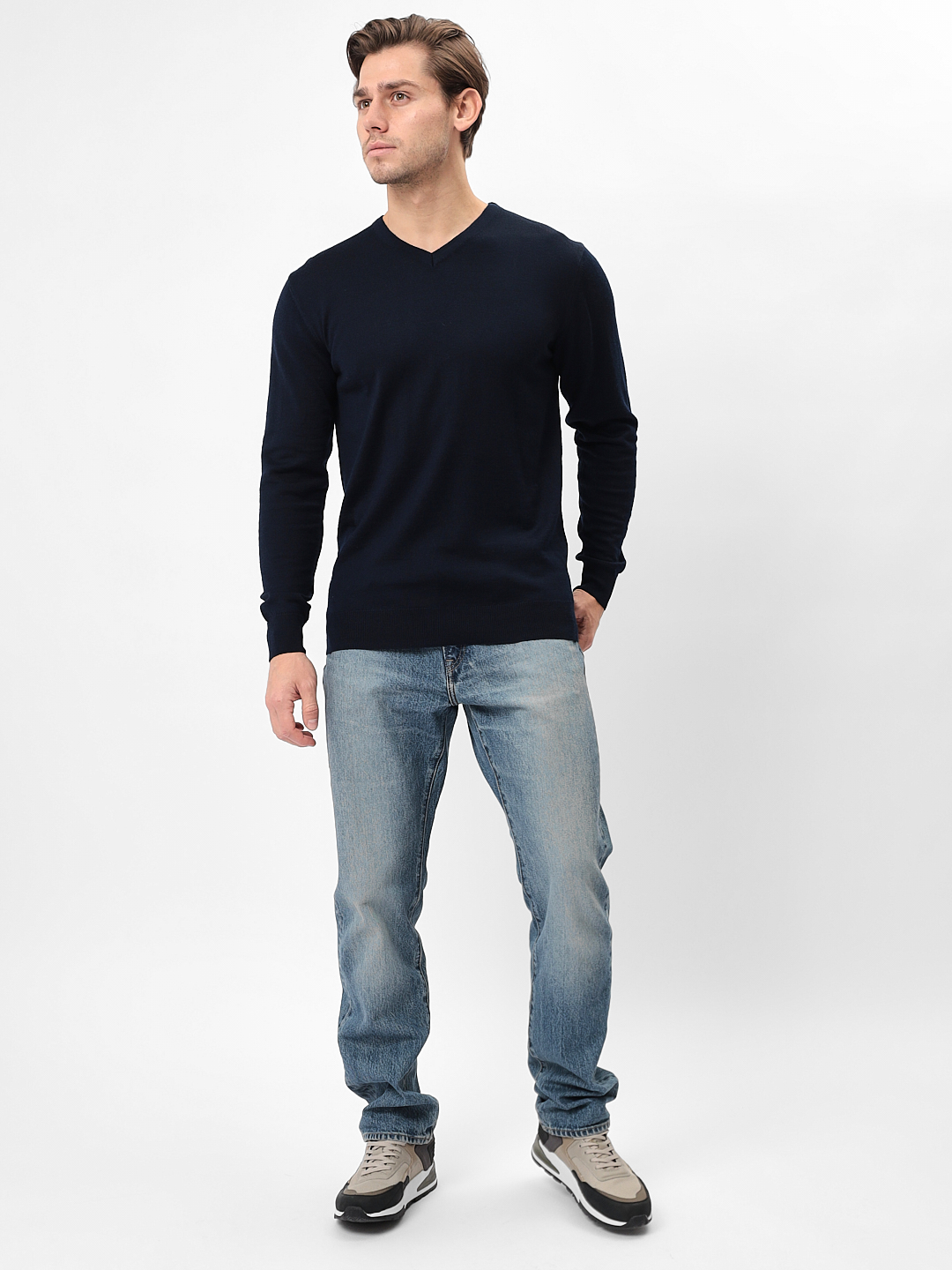 G124-EV (т.синий) Джемпер мужской