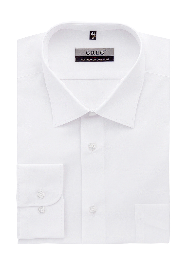 100/319/WHITE Сорочка мужская длинный рукав