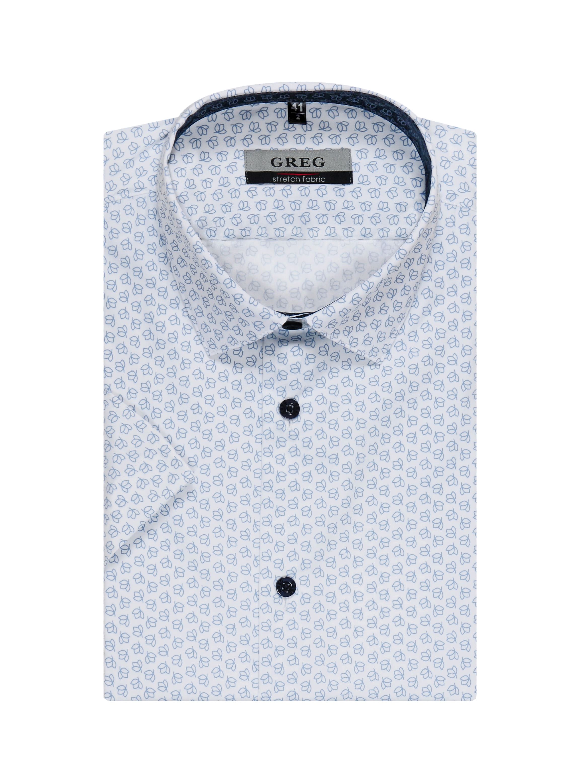 123/207/0483/ZN/1p STRETCH_V Сорочка мужская короткий рукав