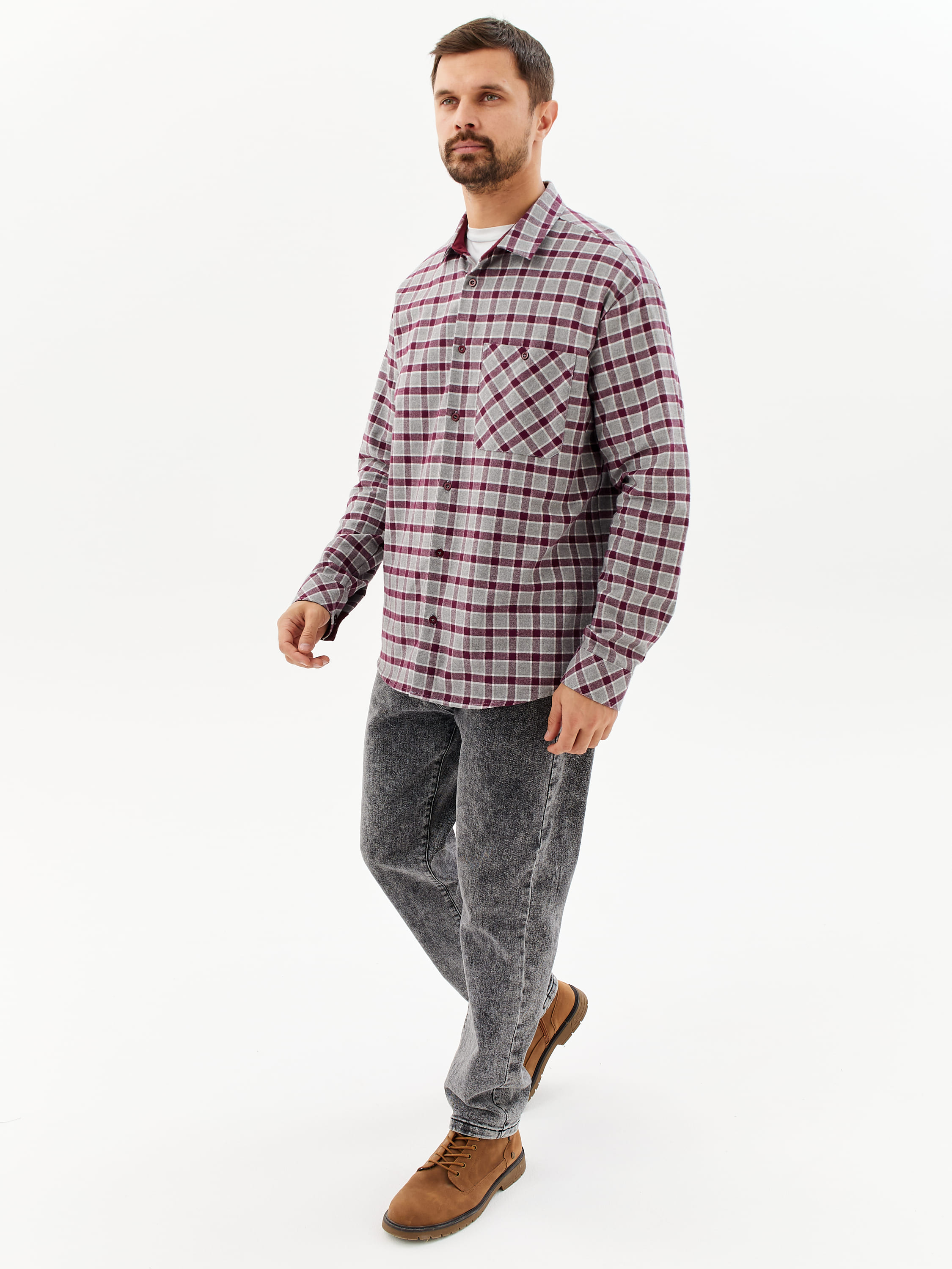 S365/211/2023/1 Сорочка мужская длинный рукав