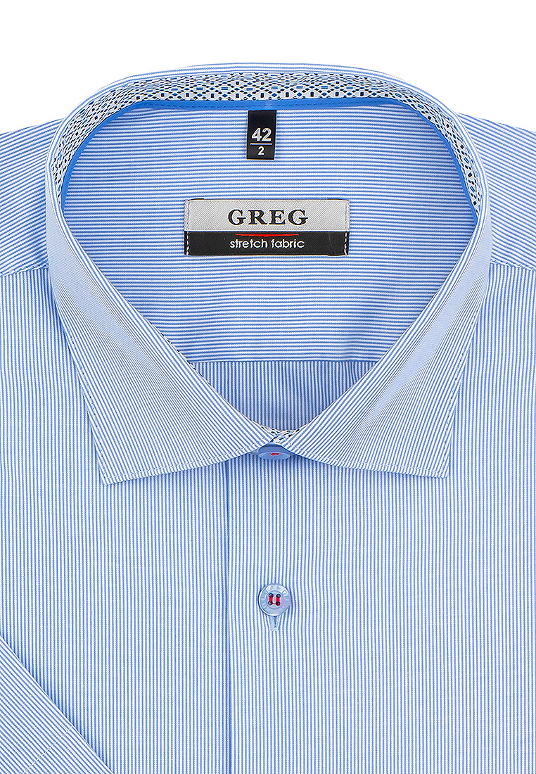 211/108/Z/1p STRETCH_x_GB Сорочка мужская короткий рукав