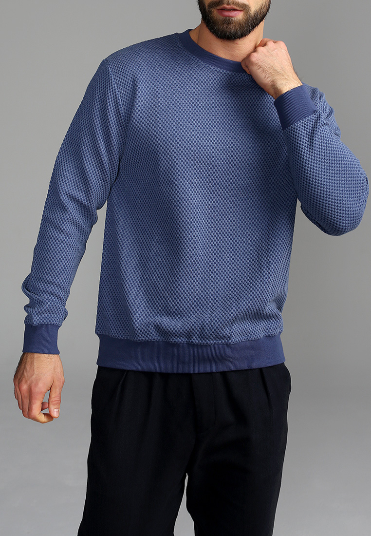 G121-RH145-11 (т.голубой) Джемпер мужской