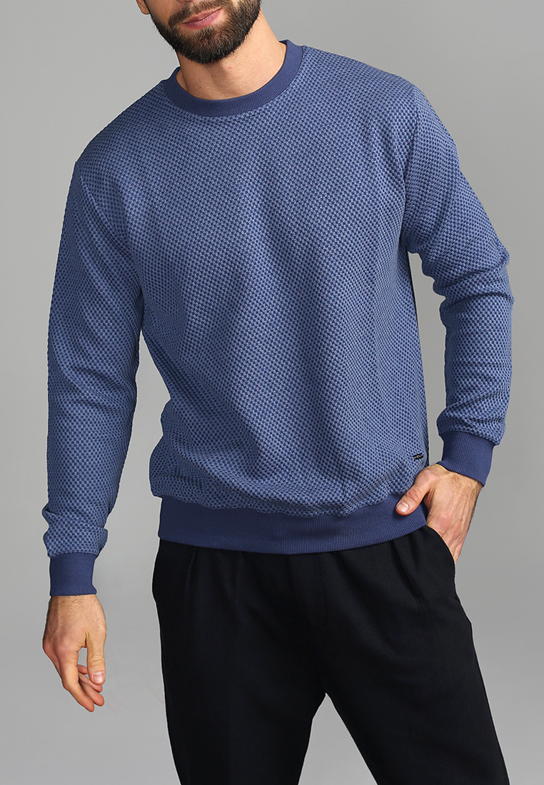 G121-RH145-11 (т.голубой) Джемпер мужской