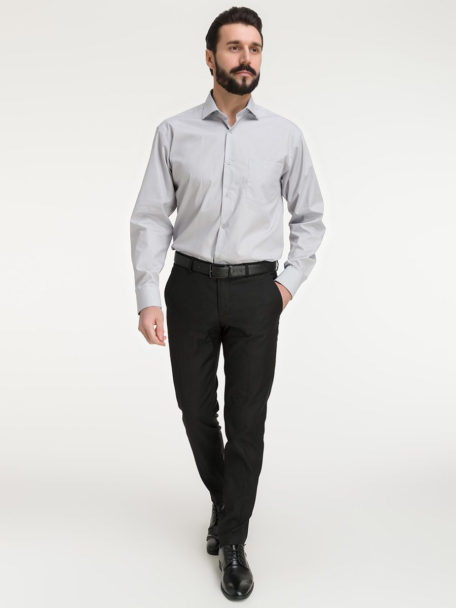 320/119/GR Сорочка мужская длинный рукав