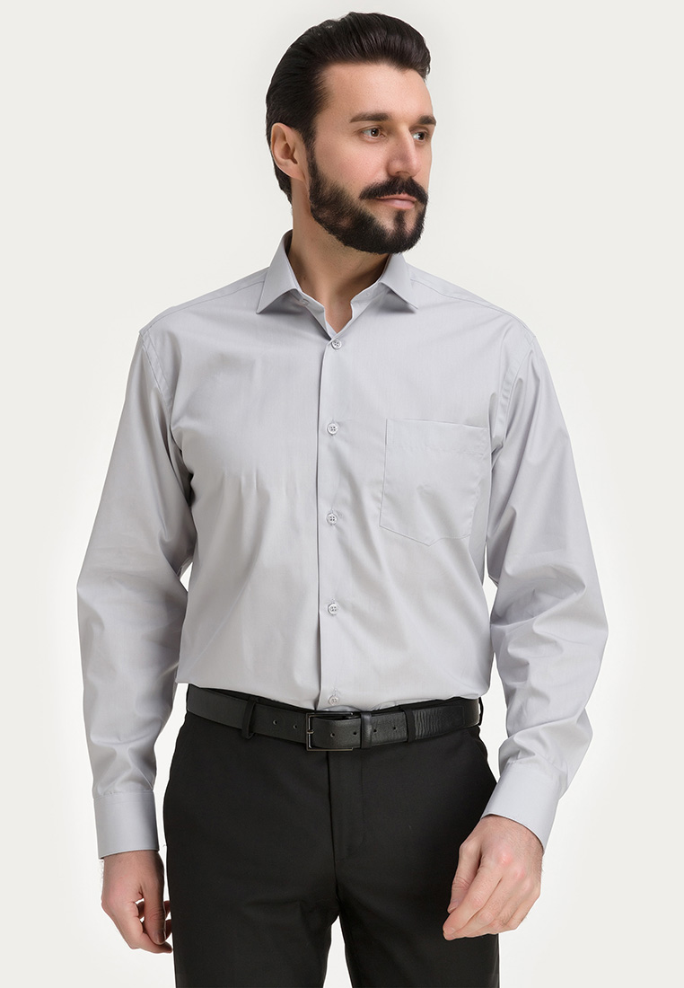 320/119/GR Сорочка мужская длинный рукав