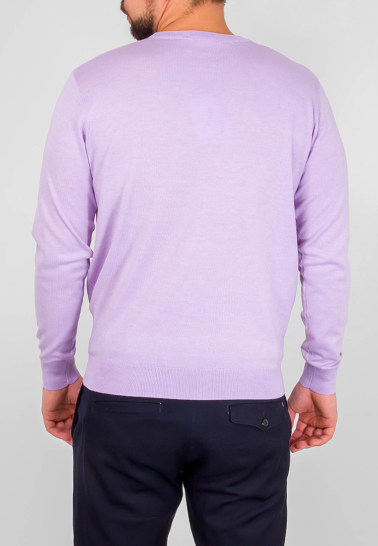 G121-AC234 (св.сирень) Джемпер мужской