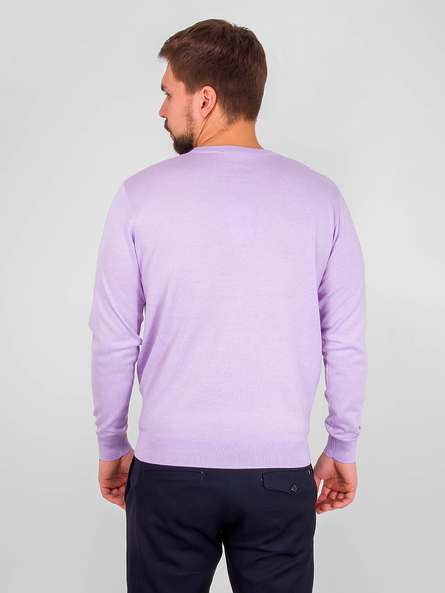 G121-AC234 (св.сирень) Джемпер мужской