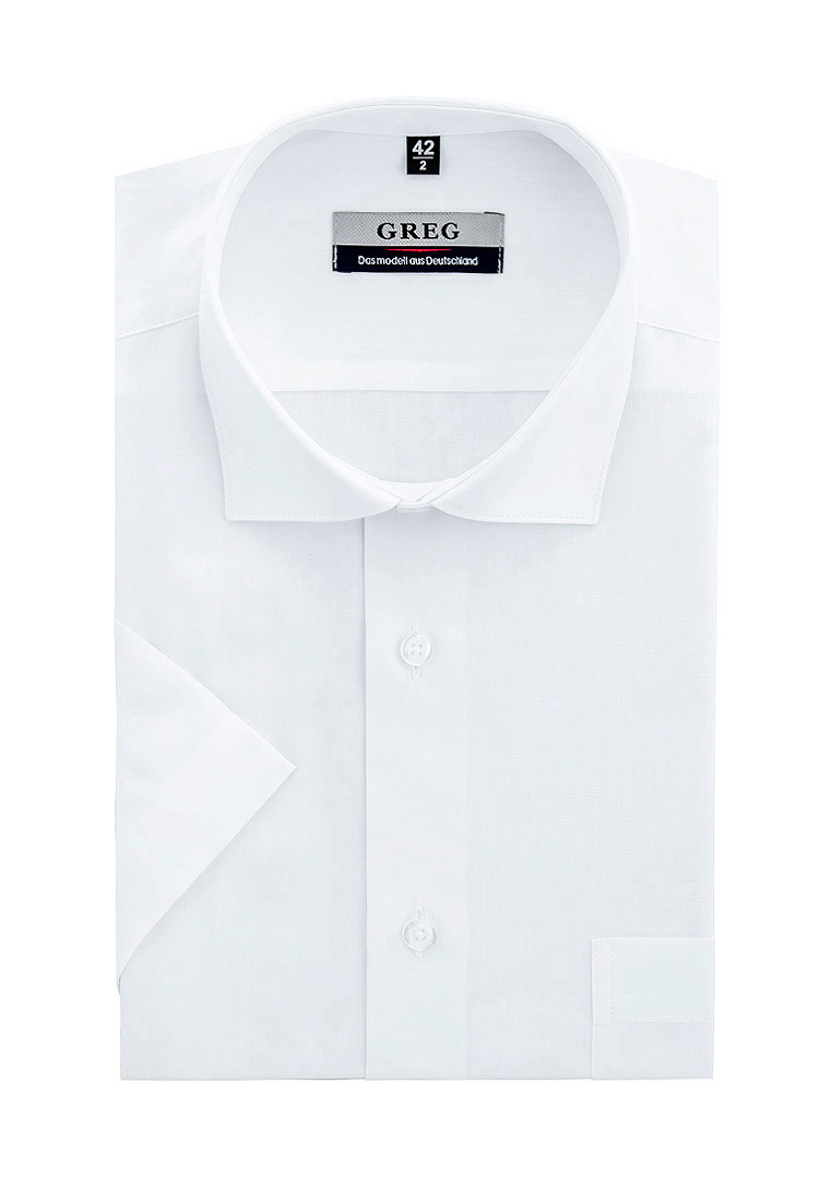 100/109/WHITE/Z_GB Сорочка мужская короткий рукав