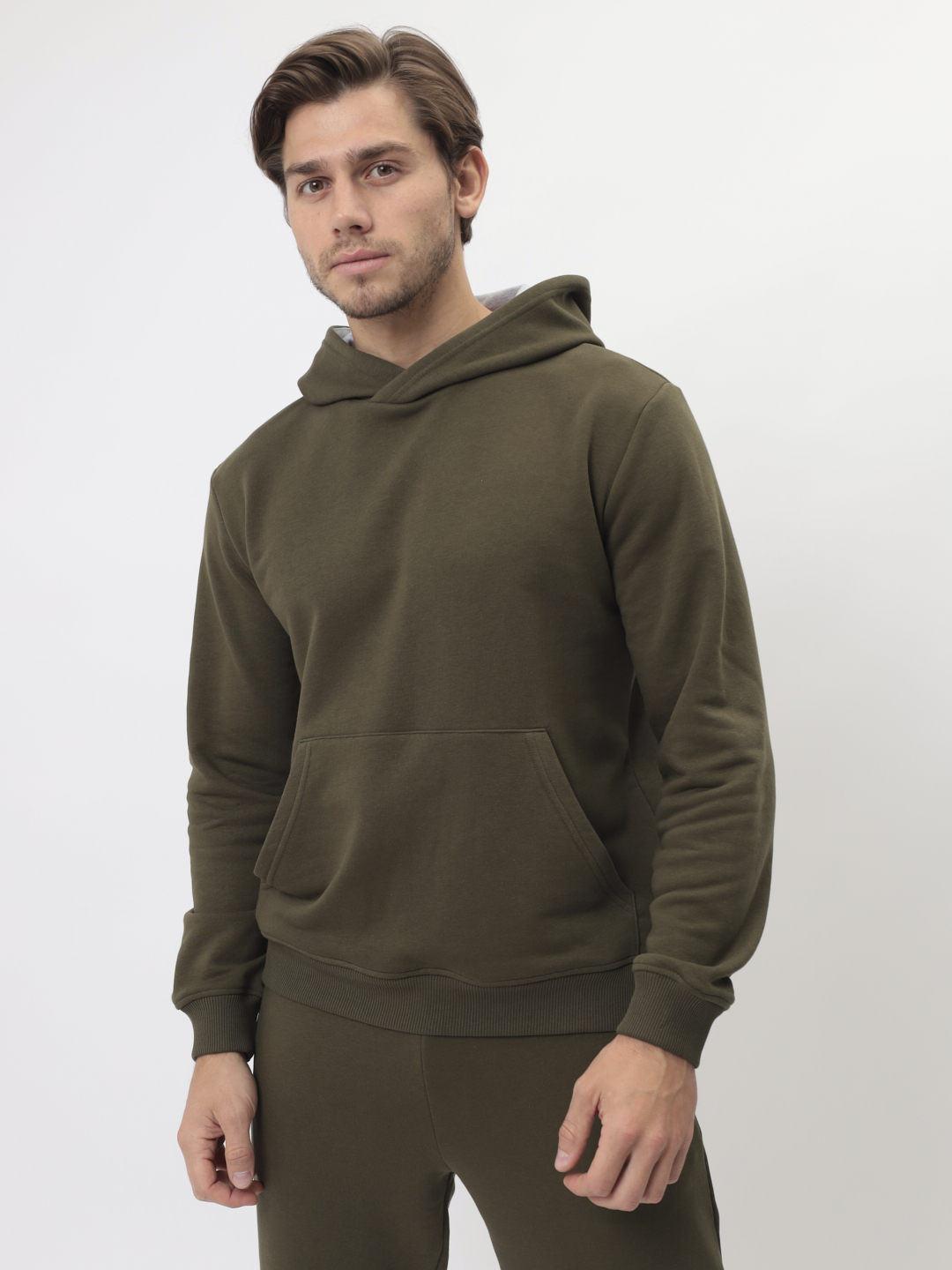 G171-OZ03-38_R (хаки) Худи мужское