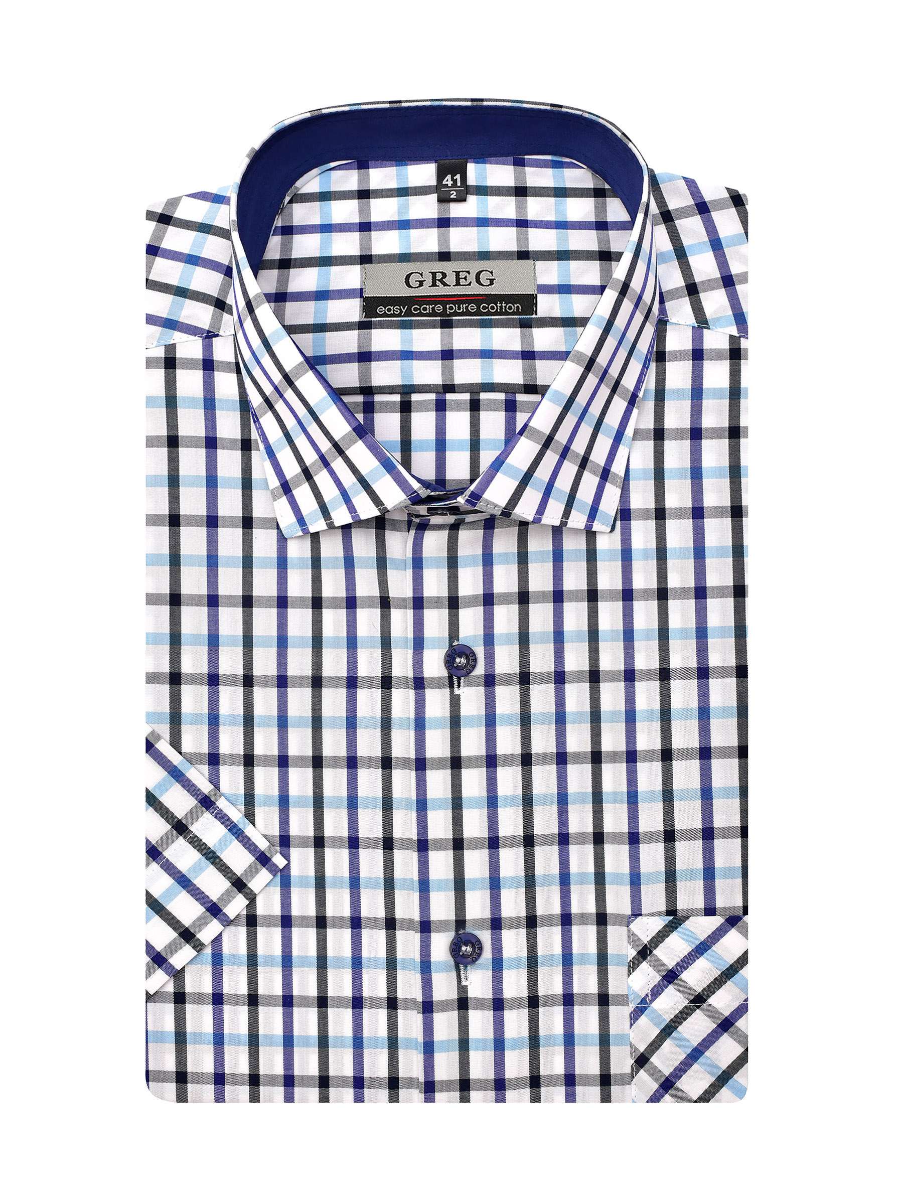 125/101/0609/1 Сорочка мужская короткий рукав