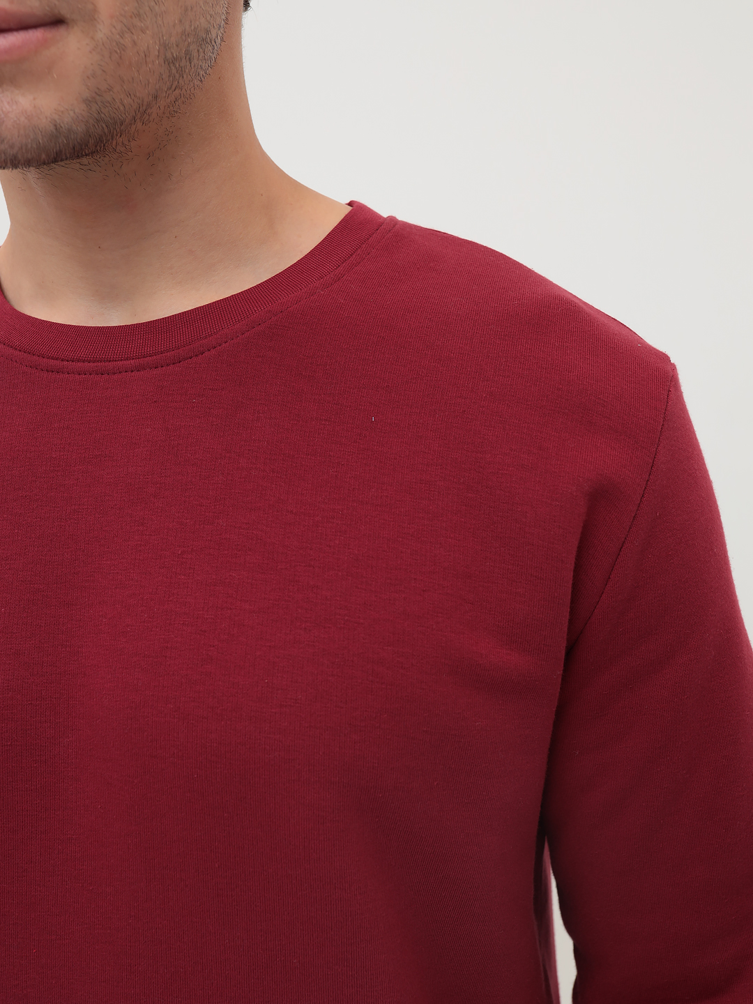 G121-RM-1061 (бордо) Свитшот мужской