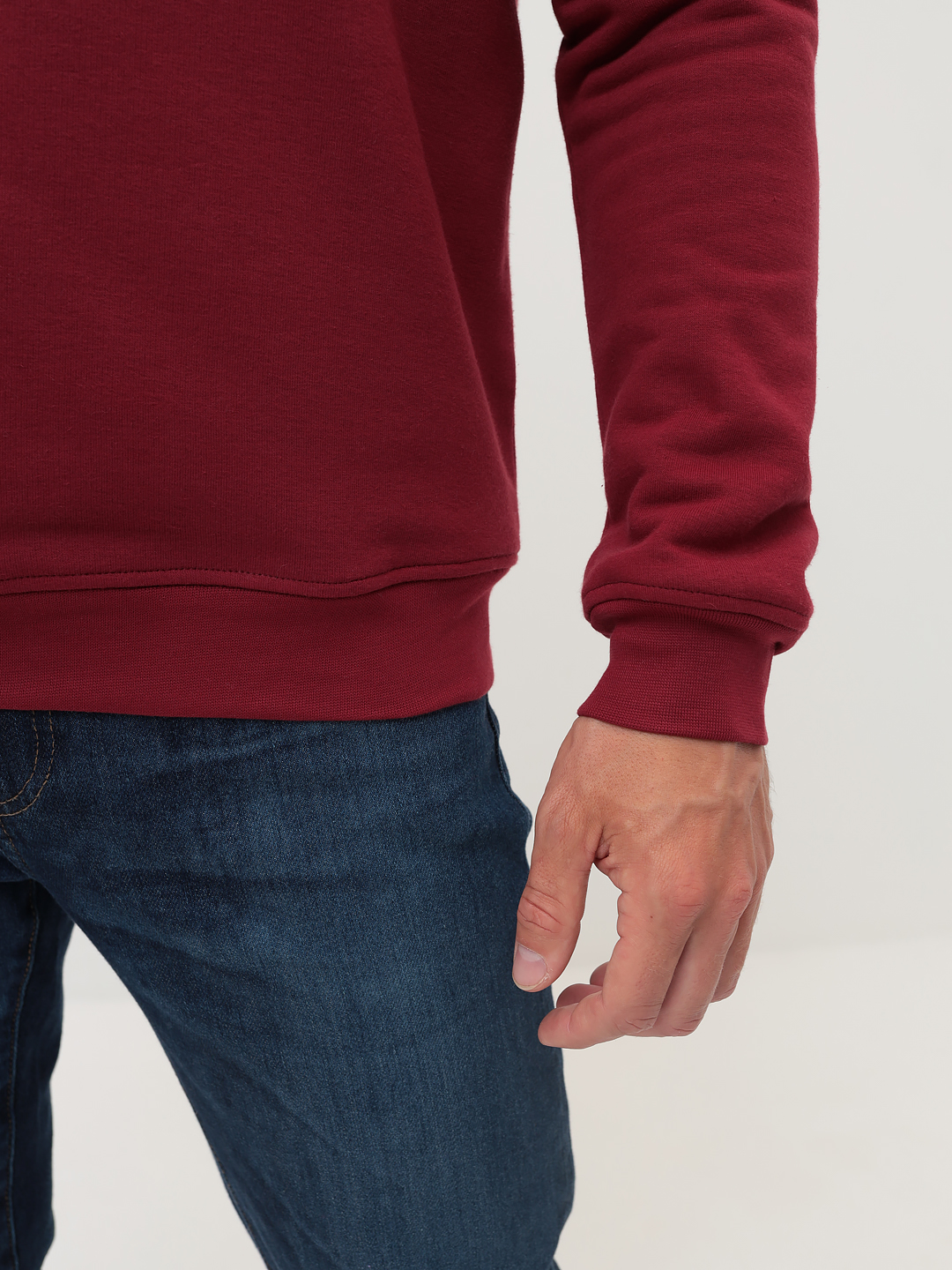 G121-RM-1061 (бордо) Свитшот мужской