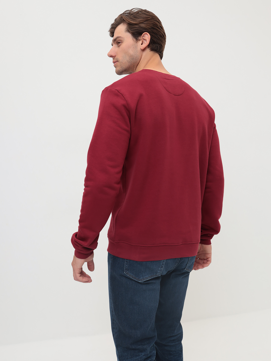 G121-RM-1061 (бордо) Свитшот мужской