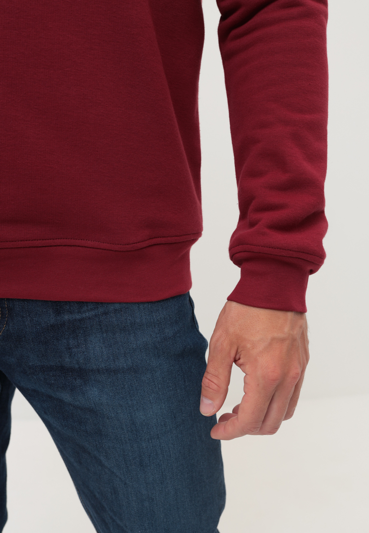 G121-RM-1061 (бордо) Свитшот мужской